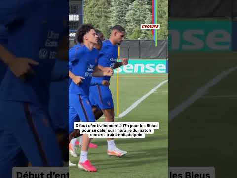 ⚽💪🏻 Retour à l’entraînement pour les Bleus avant l'affrontement contre l'Irak #fifaworldcuponyt