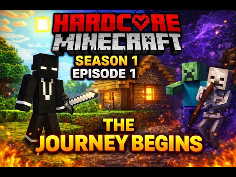 Hardcore Minecraft: Season 1 Episode 1 – The Journey Begins