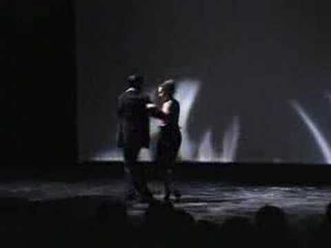  Mazen Kiwan  and  Sigrid Van Tilbeurgh  are  dancing  to  the  tango  "  El Huracan  "