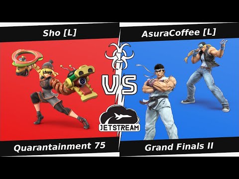 Quarantainment 75 Grand Finals II - Sho [L] (Min Min) Vs AsuraCoffee [L] (Ryu, Terry) - SSBU