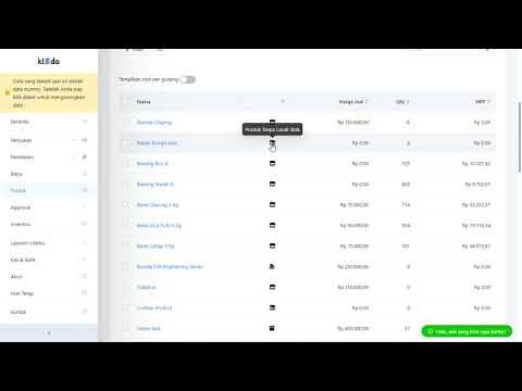 FITUR ICON PRODUK LACAK STOK DAN TIDAK LACAK STOK