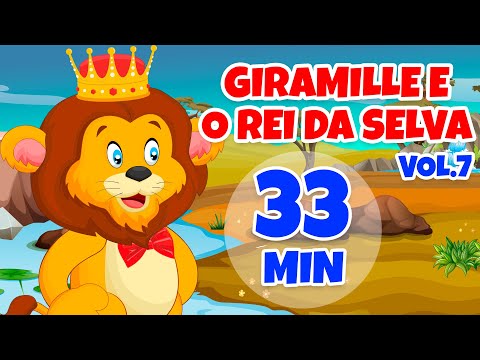Giramille e o Rei da Selva Vol. 7 - Giramille 33 min | Desenho Animado Musical