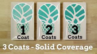 Color Me Mine Helpful Hints 1,2,3 Coats