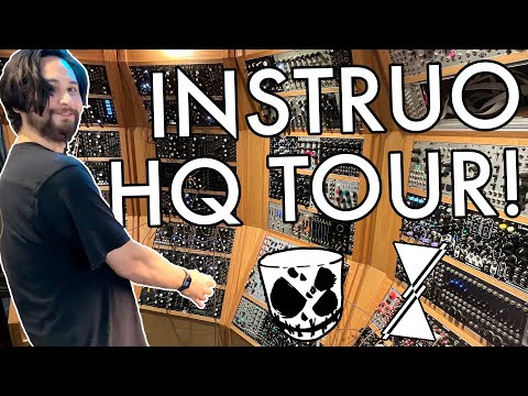 INSTRUO HQ TOUR // a fantastical place of Eurorack, design, manufacturing, music studios & more!
