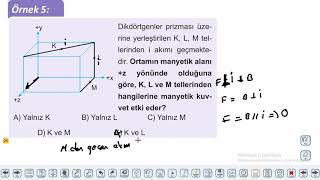 Eğitim Vadisi 11.Sınıf Fizik 21.Föy Elektrik ve Manyetizma 1 (Manyetik Kuvvet) Konu Anlatım Videoları