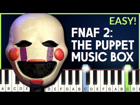 FNAF 2: The Puppet Music Box | EASY Piano Tutorial