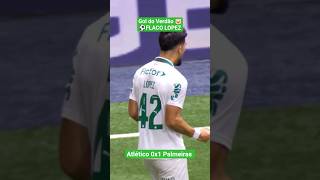 Gol do Palmeiras! Flaco Lopez! Atlético MG 0x1 Palmeiras #brasileirão #futebol #verdão