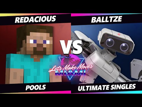 Let's Make Moves Miami - Redacious (Steve) Vs. Balltze (ROB) SSBU Ultimate Tournament