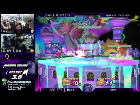 SG at GU 18.5 LQ - CSC | Bees! (Olimar) vs nova (Zero Suit Samus)