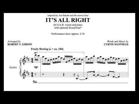 It's All Right - Soprano of SAB