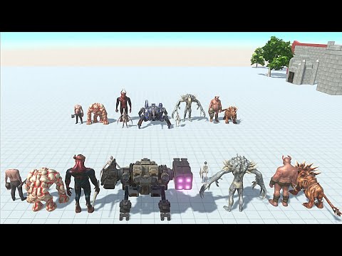 FACTION WITH  S.P.I.D.E.R  VS SAME FACTION WITH B.O.S.S - Animal Revolt battle Simulator