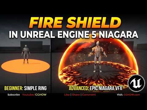 언리얼 엔진 5 나이아가라의 Fire Shield