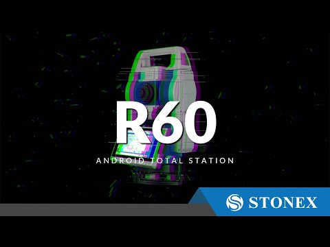 R60 Station totale Android Stonex - Écran tactile 5,5'' - Précision 1'' ou 2'' - Mesure sans réflecteur jusqu'à 1000m_1