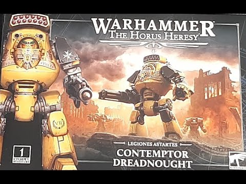 Lets Build EP 114  Space Marines Contemptor Dreadnought for Games of Horus Heresy or 40K