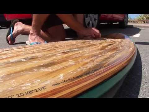 Hollow Bamboo Surfboard Construction