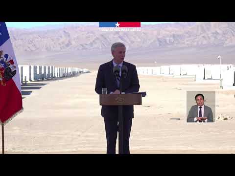 Presidente Kast inaugura Elena, la planta de baterías más grande de la Región de Antofagasta