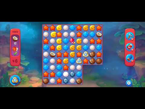 Fishdom Hard Level 11963 (with Double Lightning Booster) @choraelmin