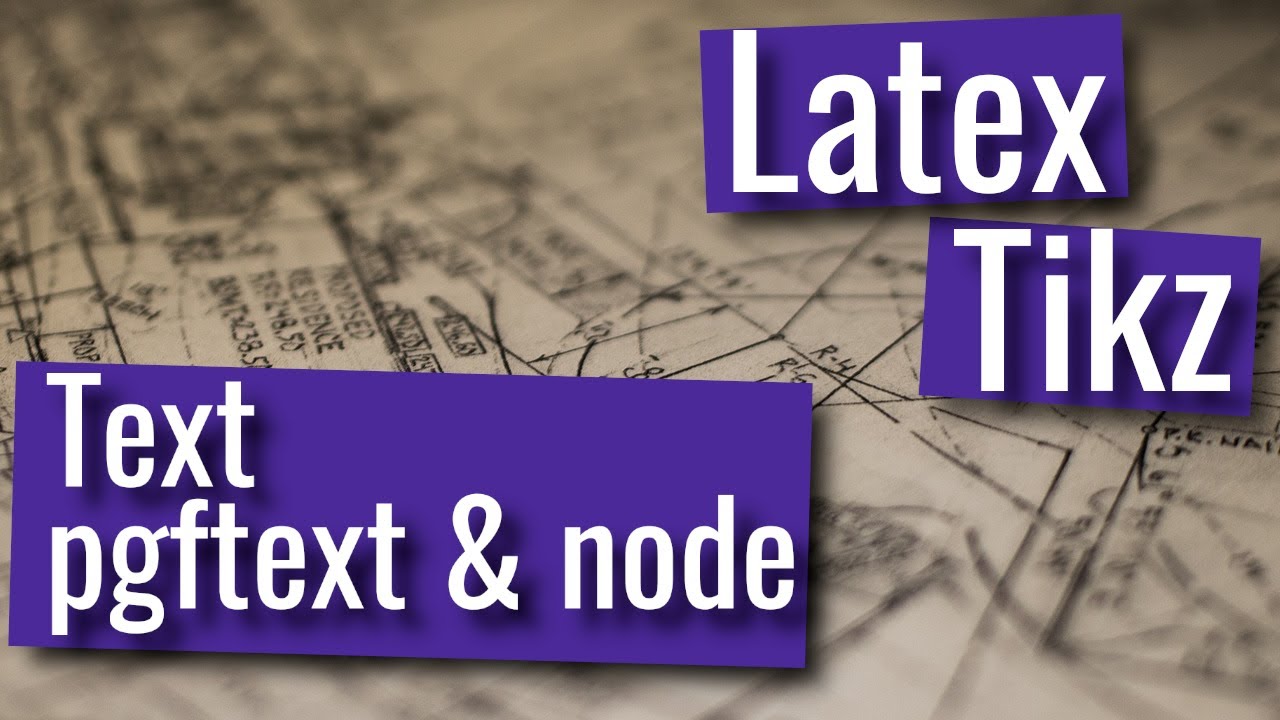 Tikz - Text with pgftext and node