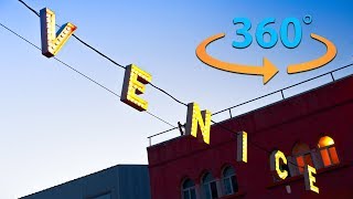 Venice Beach California Tour in 360 |  Virtual Reality Video (8K) - YouTube
