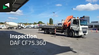 بيع شاحنة مسطحة DAF CF75.310 4X2 Palfinger PK 32080 Euro 4 - صورة 4 | Autoline SA شاحنة مسطحة DAF CF75.310 4X2 Palfinger PK 32080 Euro 4 | صورة 4 - Autoline