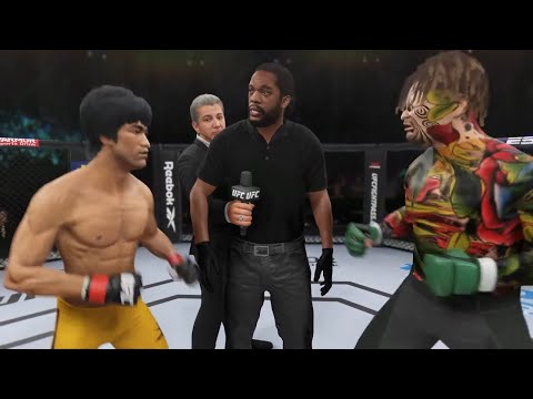 Bruce Lee vs. Flower Monster (EA Sports UFC 4)