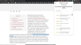 How to Use MyBib Chrome Extension to make EASY works cited pages and in-text citations.