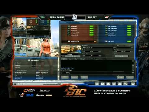 PBIC 2014 Semi-Final Match DaiDaigaming (Brazil) vs. ARK GF7(Indonesia) Map Midtown
