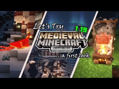 Let's Try Medieval MC Fabric Mod Pack - Getting Started & First Look! | Minecraft 1.19.2