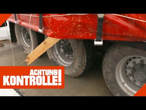 LKW kracht durch einen Autobahnzaun! | Achtung Kontrolle | Kabel Eins