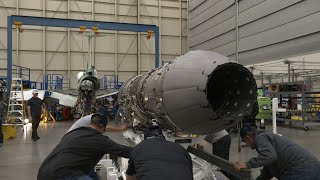 Jet Engine Installed on NASA’s Quiet Supersonic X-59