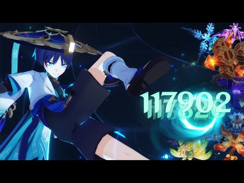 All Bosses One Burst by C6 R5 Wanderer [Genshin Impact 4.1]