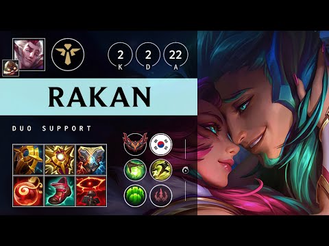 Rakan Support vs Karma - KR Grandmaster Patch 25.05