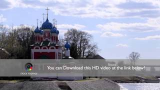 preview picture of video 'Church of the Dmitry in Uglich Russia Time lapse'