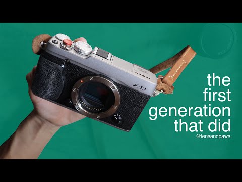 Fujifilm X-E1: the first generation that did