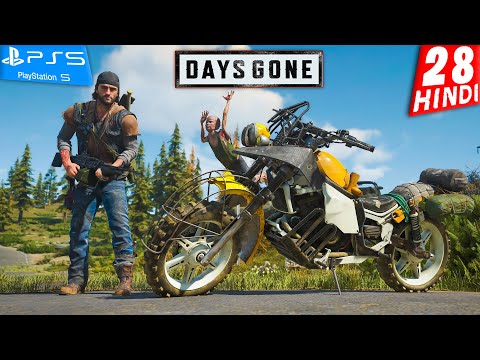 DAYS GONE HINDI Walkthrough Gameplay -Part 28- एक शहर कब्रिस्तान