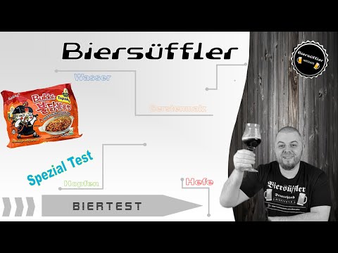 Biersüffler Testet Hot Samyang Ramen Topokki (scharfe Nudeln)