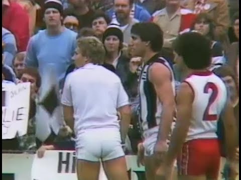 Rene Kink's last ever goal for the Collingwood football club in round 9 1983