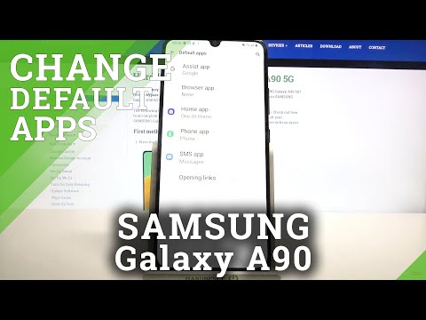 SAMSUNG Galaxy A90 – Customize & Change Default Apps