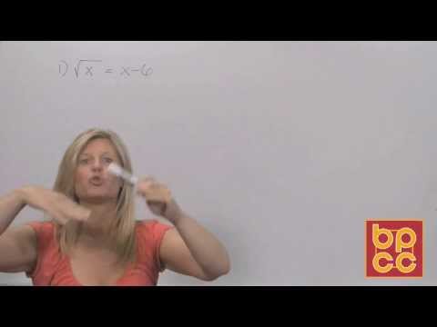 Math 102 Module 5.2 - Solving Radical Equations