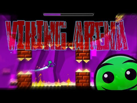 GEOMETRY DASH MELTDOWN - Viking Arena 100% Complete | All Coins|