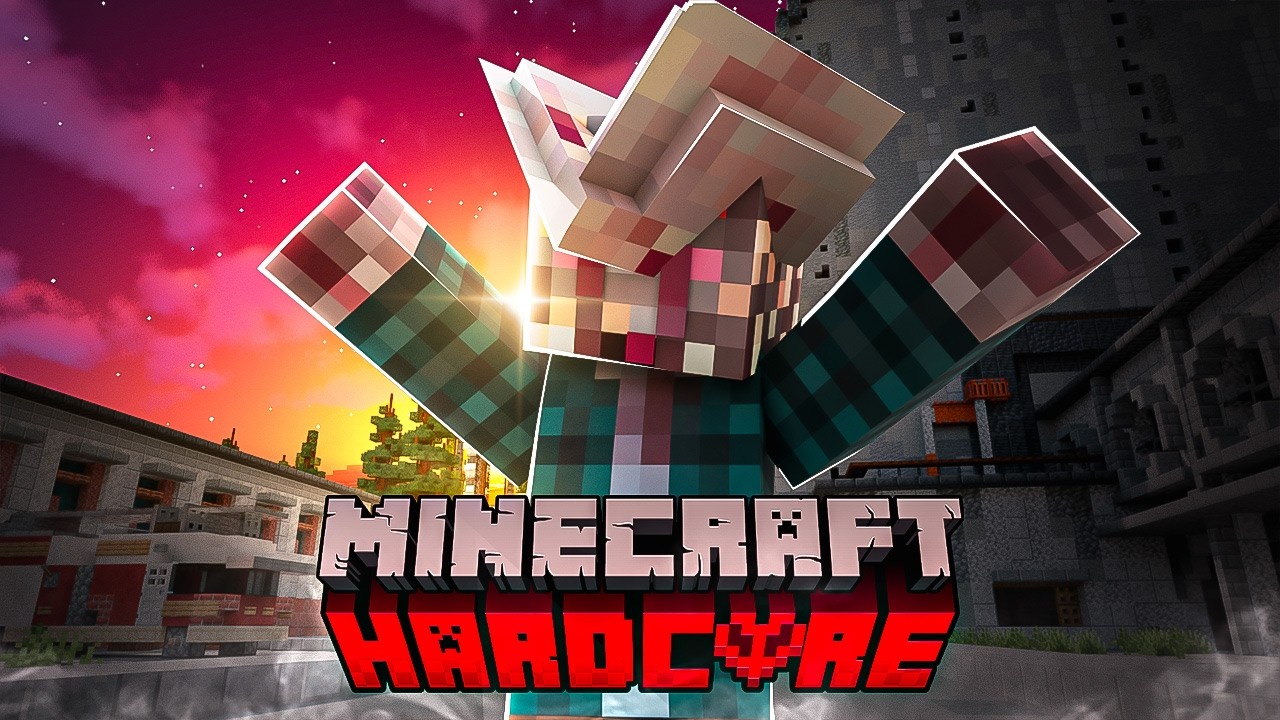 Minecraft Spieler in einer THE LAST OF US Zombie Apokalypse