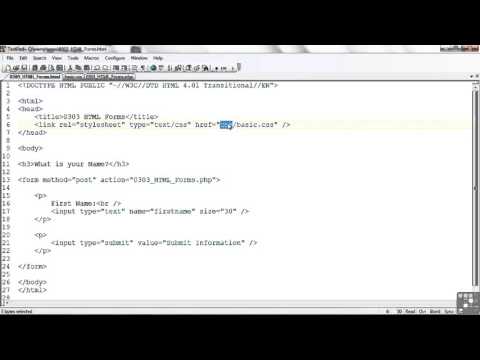 Php Tutorial 012 Html Forms