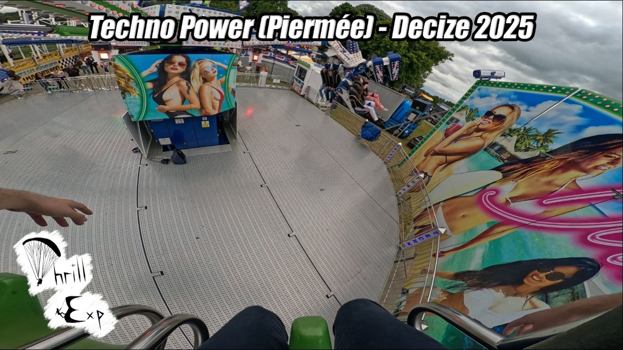 4K - Techno Power (Piermée) - Fête foraine de Pentecôte de Decize 2025 | Onride