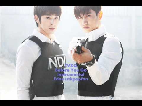 TVXQ - Before You Go (Instrumental) NO BACKGROUND VOCALS + LYRICS!!