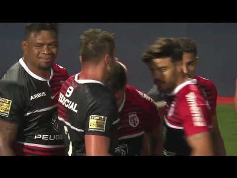 TOP 14 - Essai de S. TOLOFUA (ST) - Stade Toulousain - Biarritz Olympique - J26 - Saison 2021/2022