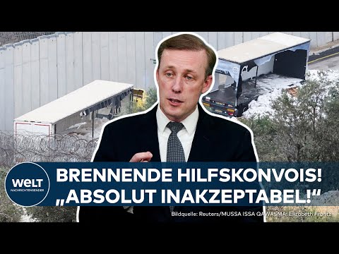 GAZA-KRIEG: Israelische Siedler greifen humanitäre Hilfskonvois an!