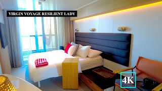 Virgin Voyage Resilient Lady | Central Terrace Room Tour | Greek Island Glow | Santorini | Mykonos