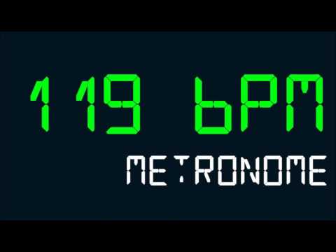 119 BPM (Beats Per Minute) Metronome