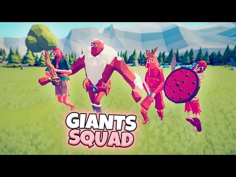 GIANTS SQUAD VS EVERY FACTION | TABS UNIT CREATOR UPDATE GAMEPLAY