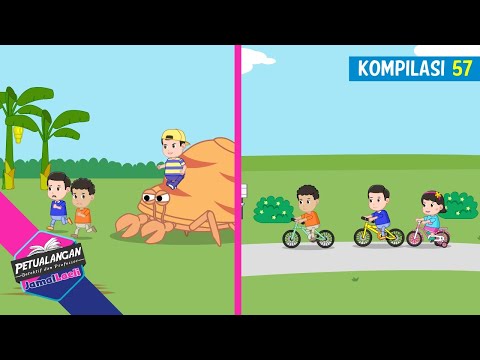 Petualangan Jamal Laeli Kompilasi 57⌛Profesor⌛Detektif⌛Ensiklopedia Anak⌛PJL